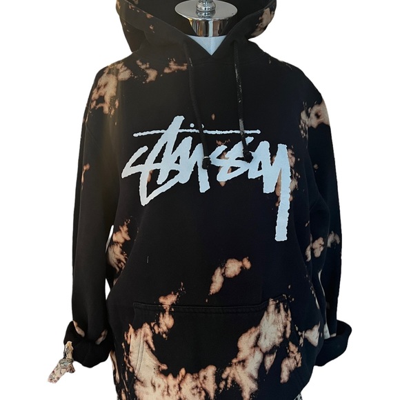 Reworked Vintage Stüssy Boho Tie-dye Hoodie - Picture 10 of 11